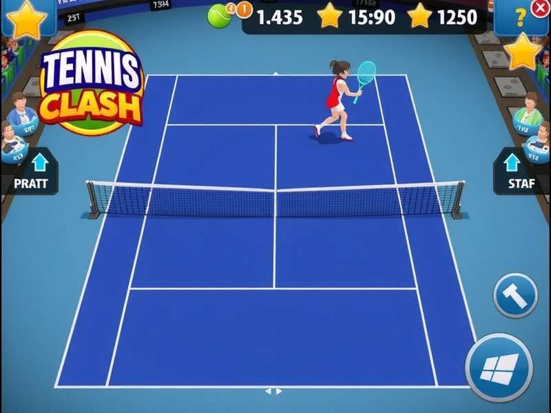 Tennis Clash Strategy Star Gameplay